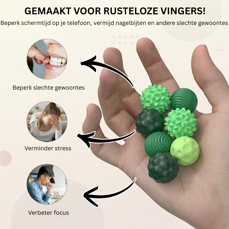 Magnetisch friemelspeelgoed met siliconen magneetbollen voor focus en ontspanning, voor tieners en volwassenen vanaf 14 
