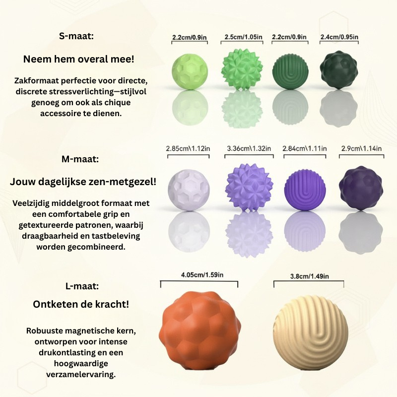 Magnetisch friemelspeelgoed met siliconen magneetbollen voor focus en ontspanning, voor tieners en volwassenen vanaf 14 