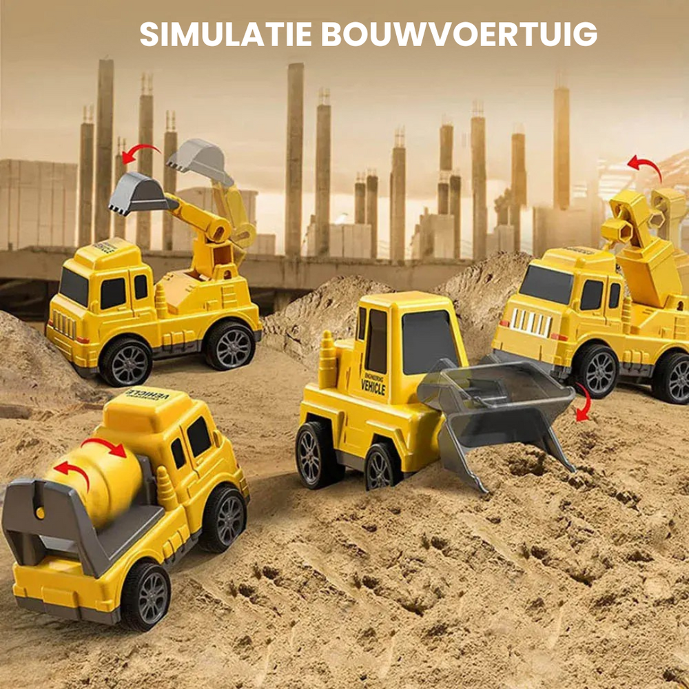 Magische Auto Speelset – Transportwagen met Licht & Geluid + Voertuigen voor Kinderen vanaf 3 Jaar