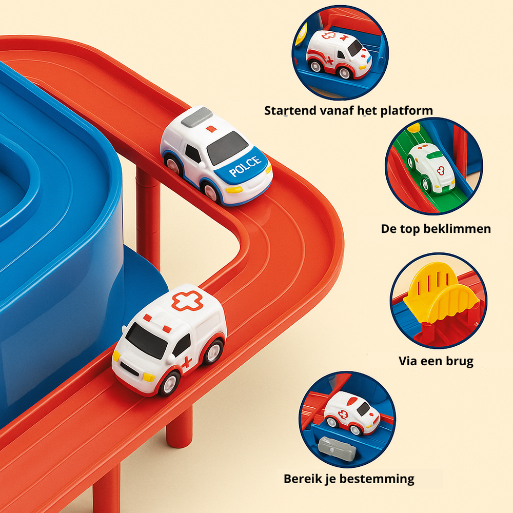 Auto in de Stad Spel | Educatief Speelgoed voor Kinderen 3+