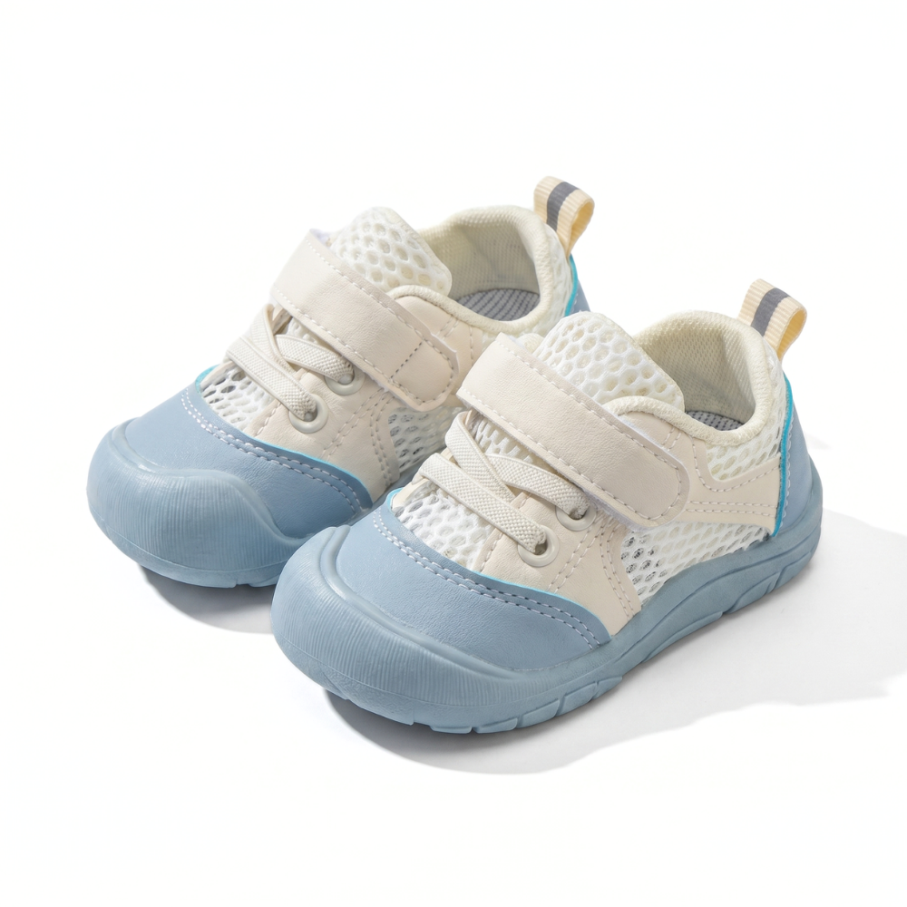 Kindersneakers met flexibele zool – ademend, antislip, elastische sluiting | eerste stapschoenen