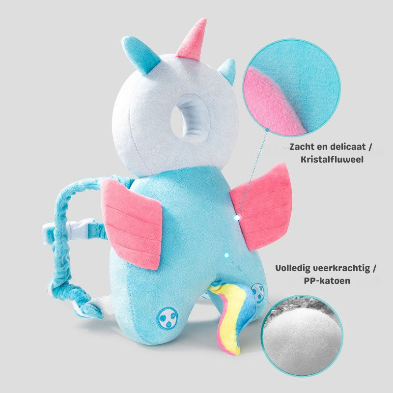 Baby Hoofd- en Rugbeschermer voor Leren Lopen | NestGuard SoftShield Valbescherming | Lichtgewicht en Comfortabel Veiligheidsrugzakje