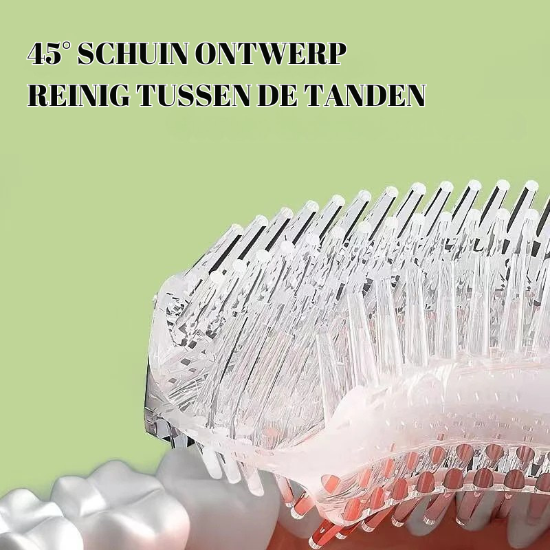 Siliconen Vervangkop voor 360° U-Tandenborstel | PureMouth FlexU Replacement voor Hygiënische en Zachte Reiniging
