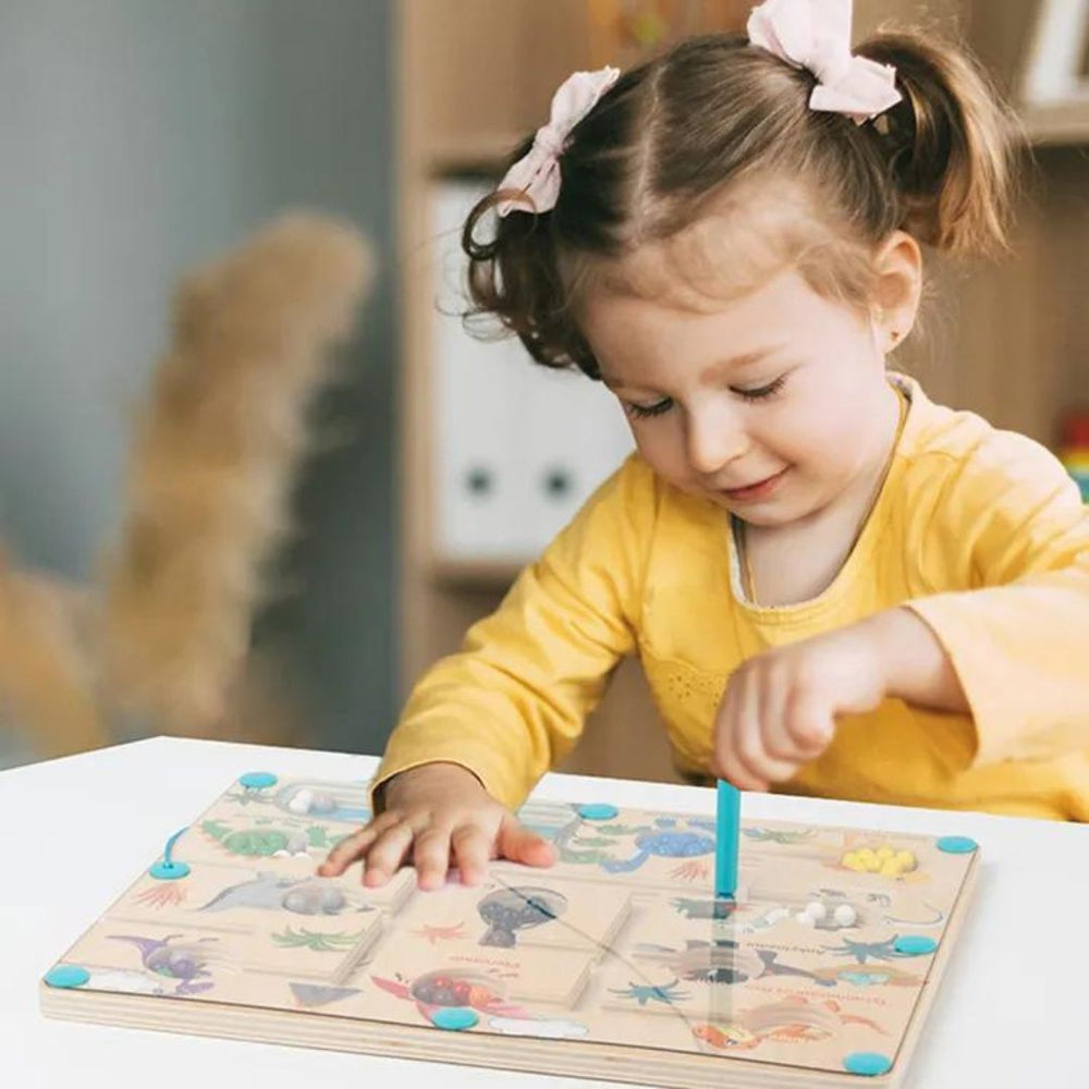 DinoMaze Magnetisch Labyrint – Educatief Speelgoed voor Kinderen vanaf 3 Jaar