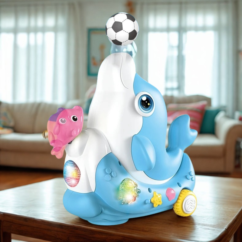 Interactief Zweefbal Speelgoed met Licht & Muziek – SkyWave Hover Dolphin