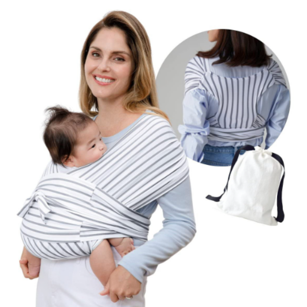 Ergonomische Baby Draagdoek – Rekbare Draagdoek van Pasgeborene tot Peuter
