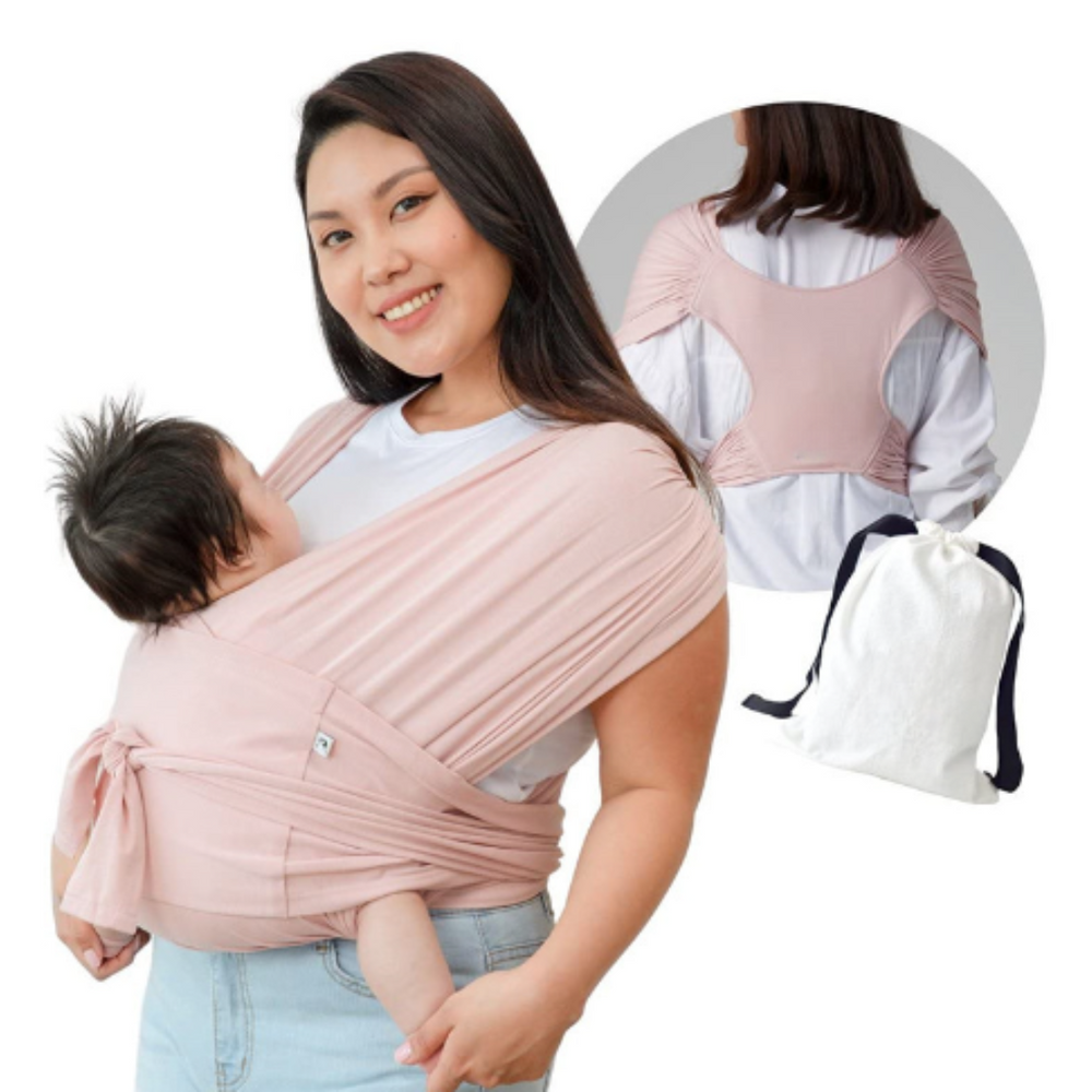 Ergonomische Baby Draagdoek – Rekbare Draagdoek van Pasgeborene tot Peuter