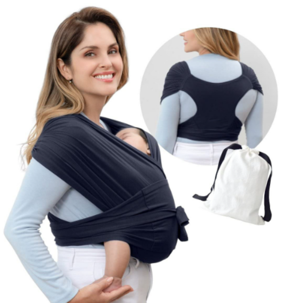 Ergonomische Baby Draagdoek – Rekbare Draagdoek van Pasgeborene tot Peuter