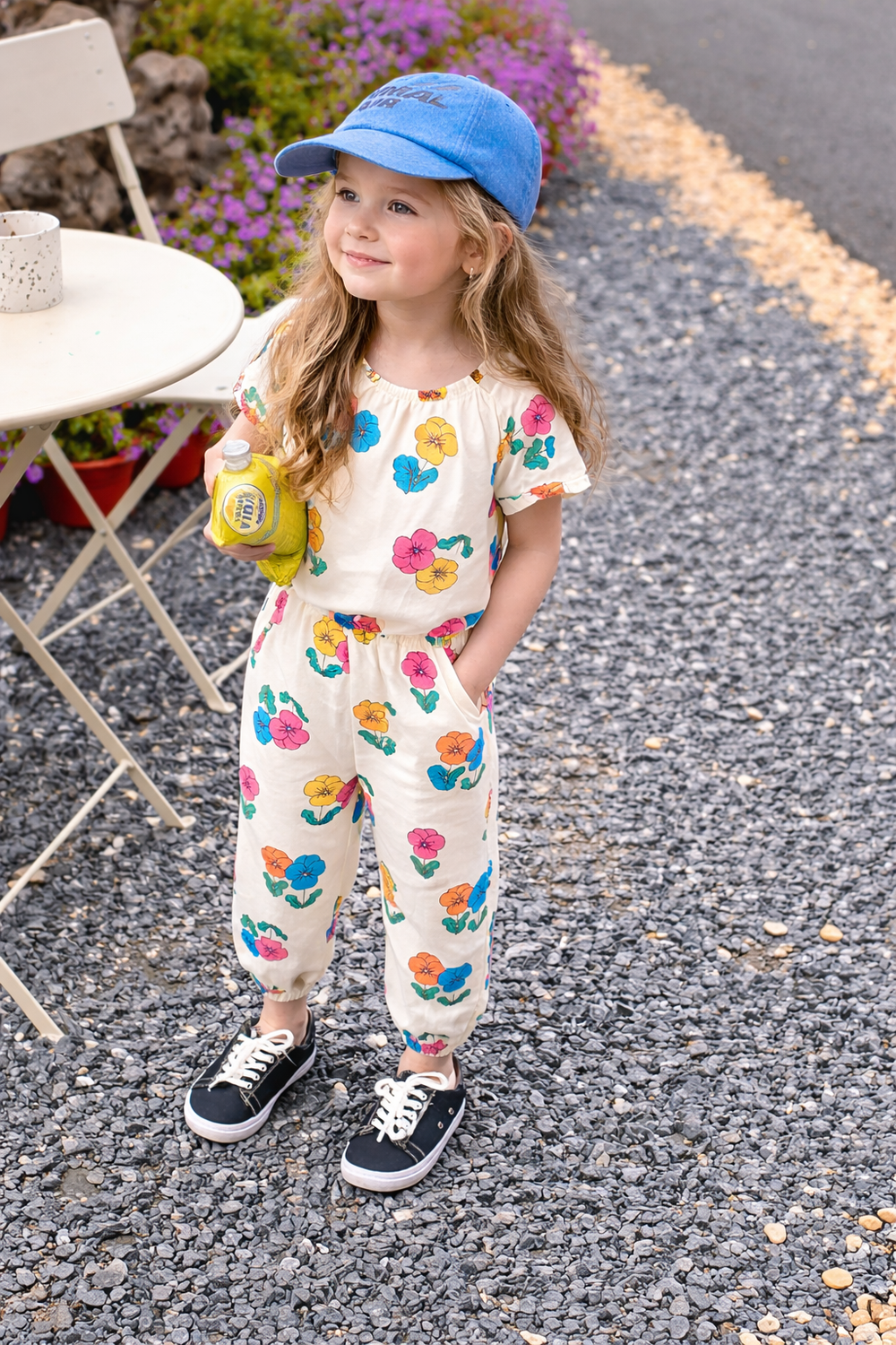 Zomer Set Meisje – 2 Delige Kinderkleding Set Bloemen
