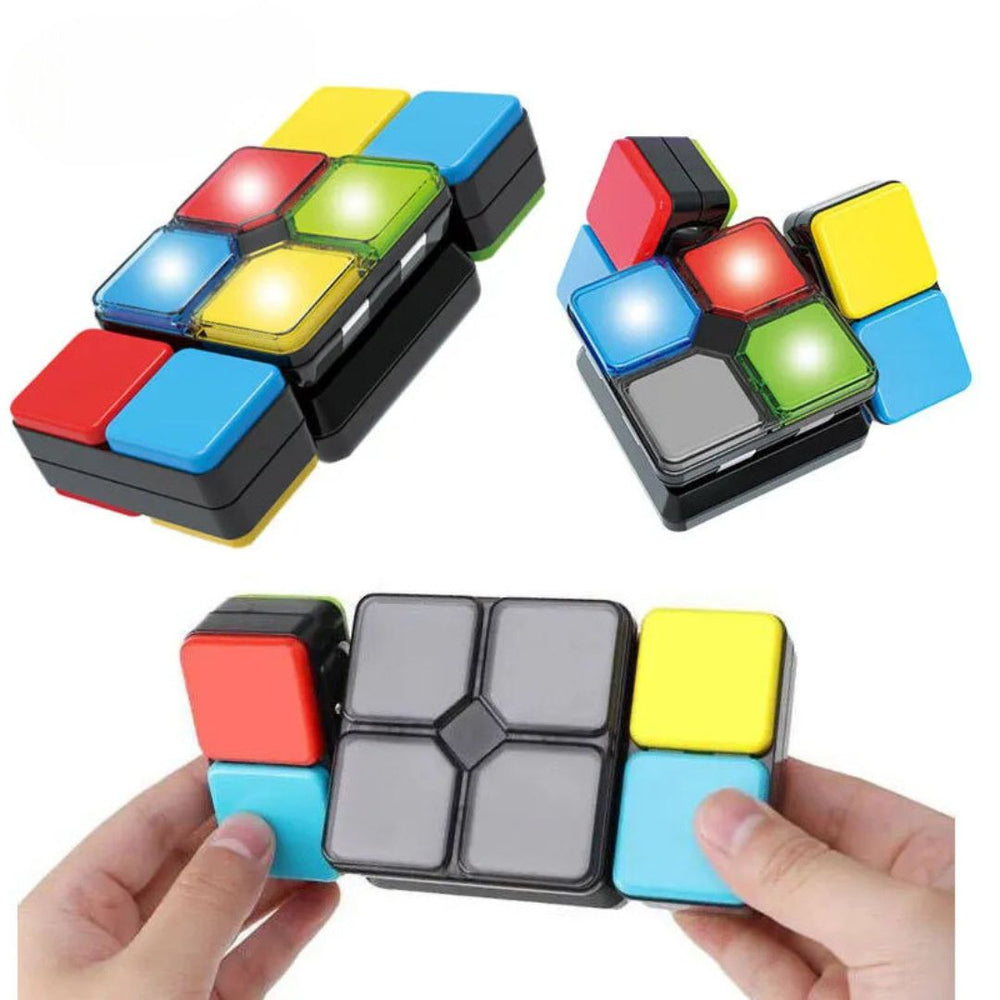 BrainTwist LED Puzzle Cube – Educatief Puzzel- en Geheugenspel voor Kinderen