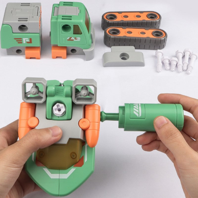 Transformeerbare Robot Speelset – 3-in-1 Legervoertuigen met Licht & Geluid | MechaForge