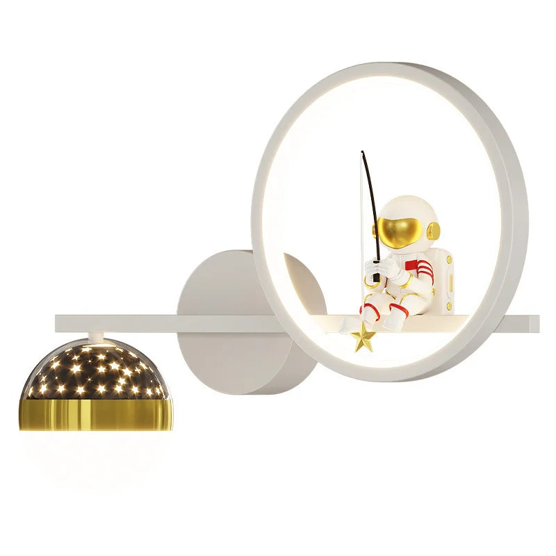 Lunora Astronaut Nachtlamp met Sterrenprojectie – Rustgevend Licht voor Baby- en Kinderkamer