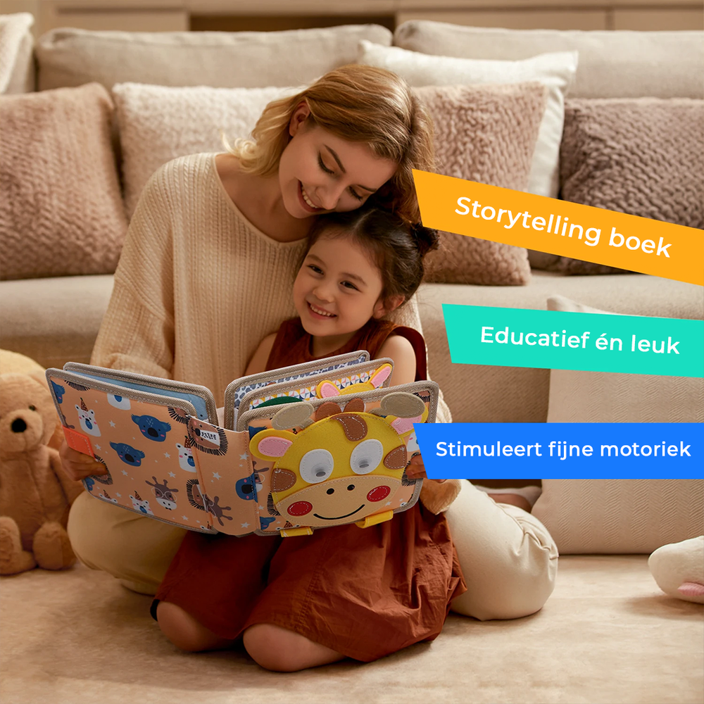 Educatief Activiteitenboek Peuters – Montessori Busy Book 1-4 Jaar
