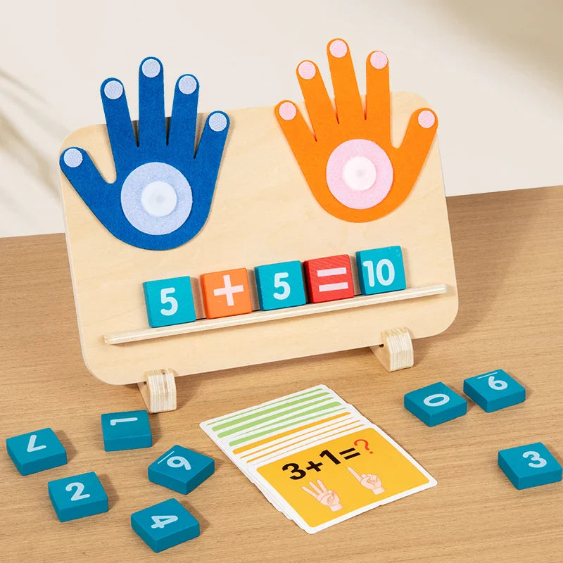 Houten Telspel voor Kinderen – Leer Tellen & Rekenen Spelenderwijs (3+ jaar)