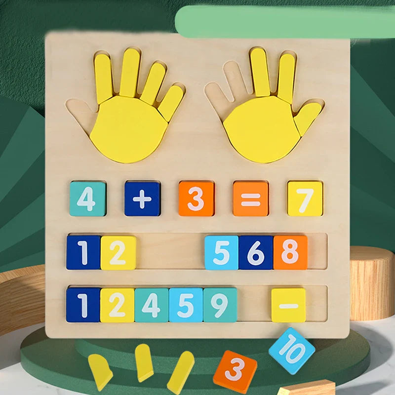 Houten Telspel voor Kinderen – Leer Tellen & Rekenen Spelenderwijs (3+ jaar)