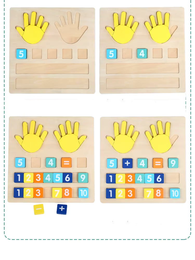 Houten Telspel voor Kinderen – Leer Tellen & Rekenen Spelenderwijs (3+ jaar)