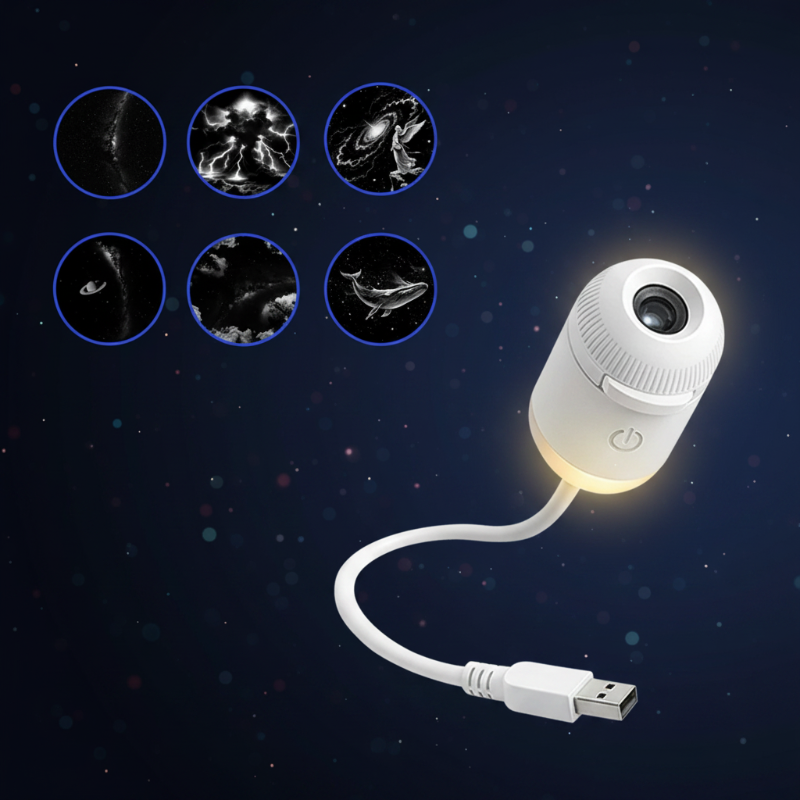 LED-sterrenprojector en galaxylamp voor de kinderkamer