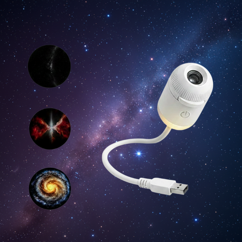 LED-sterrenprojector en galaxylamp voor de kinderkamer