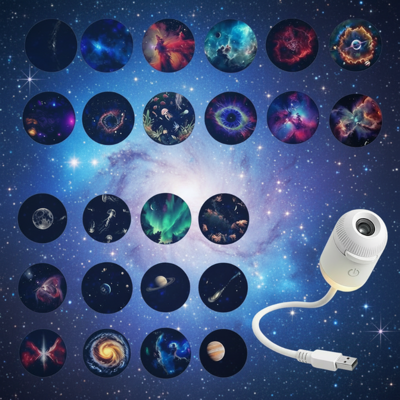 LED-sterrenprojector en galaxylamp voor de kinderkamer