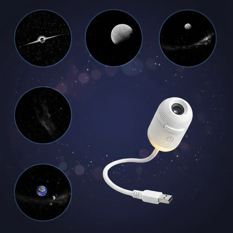 LED-sterrenprojector en galaxylamp voor de kinderkamer