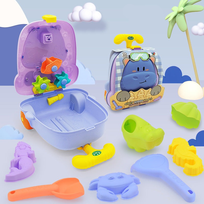 Strandspeelgoed Trolley voor Kinderen – Complete Set voor Zandplezier – Sunplay Zandavontuur