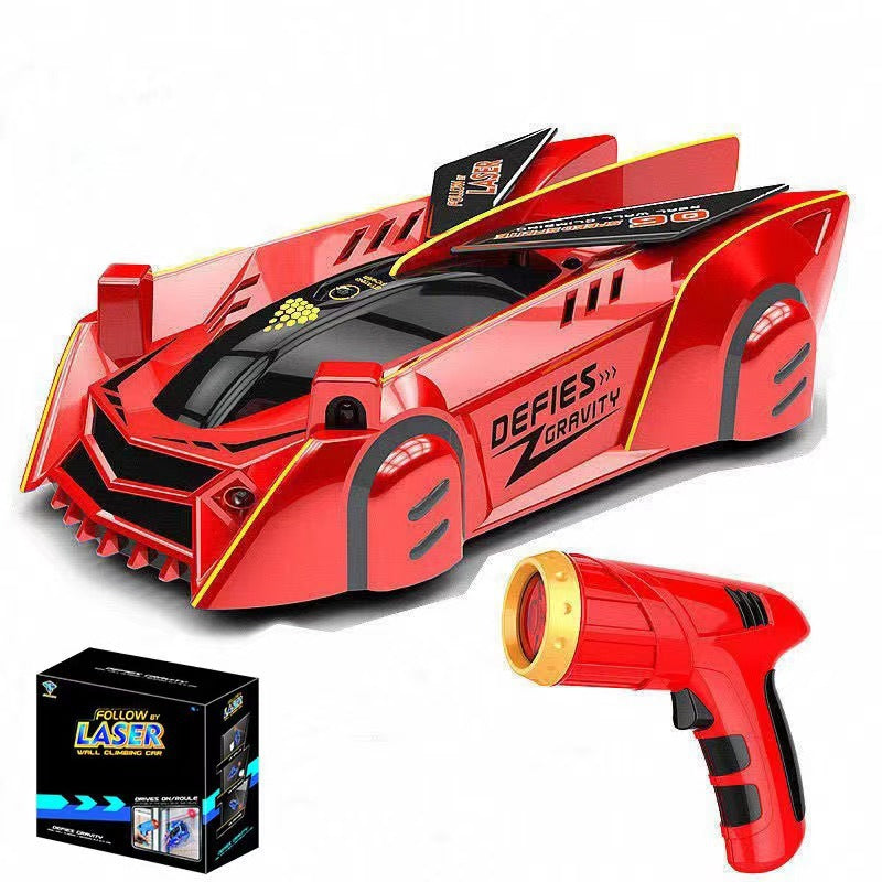 RC auto muur en plafond laser – bestuurbare stunt auto oplaadbaar