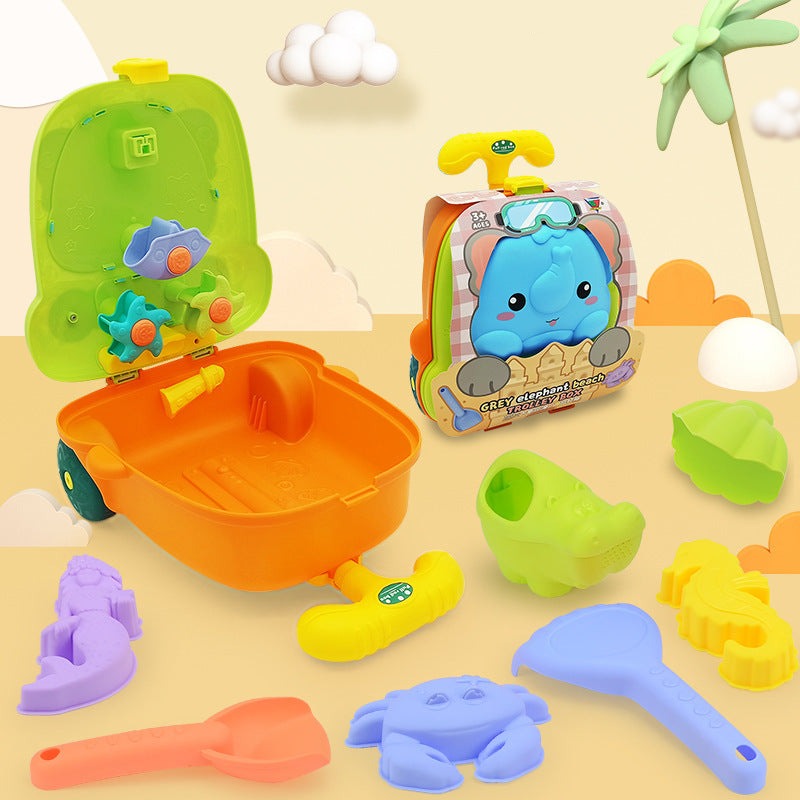 Strandspeelgoed Trolley voor Kinderen – Complete Set voor Zandplezier – Sunplay Zandavontuur