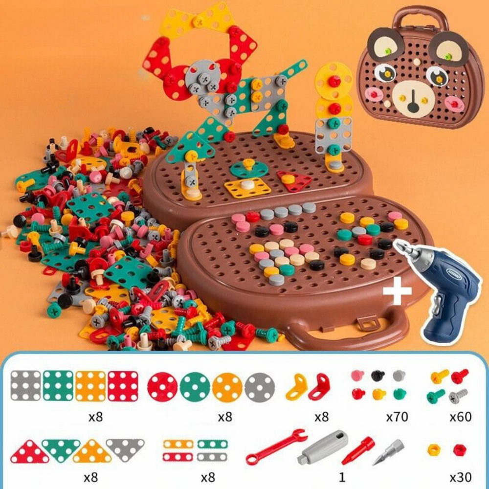 Speelgoed Boor Set Kind – Elektrische Bouwset & Constructiespeelgoed (3+)