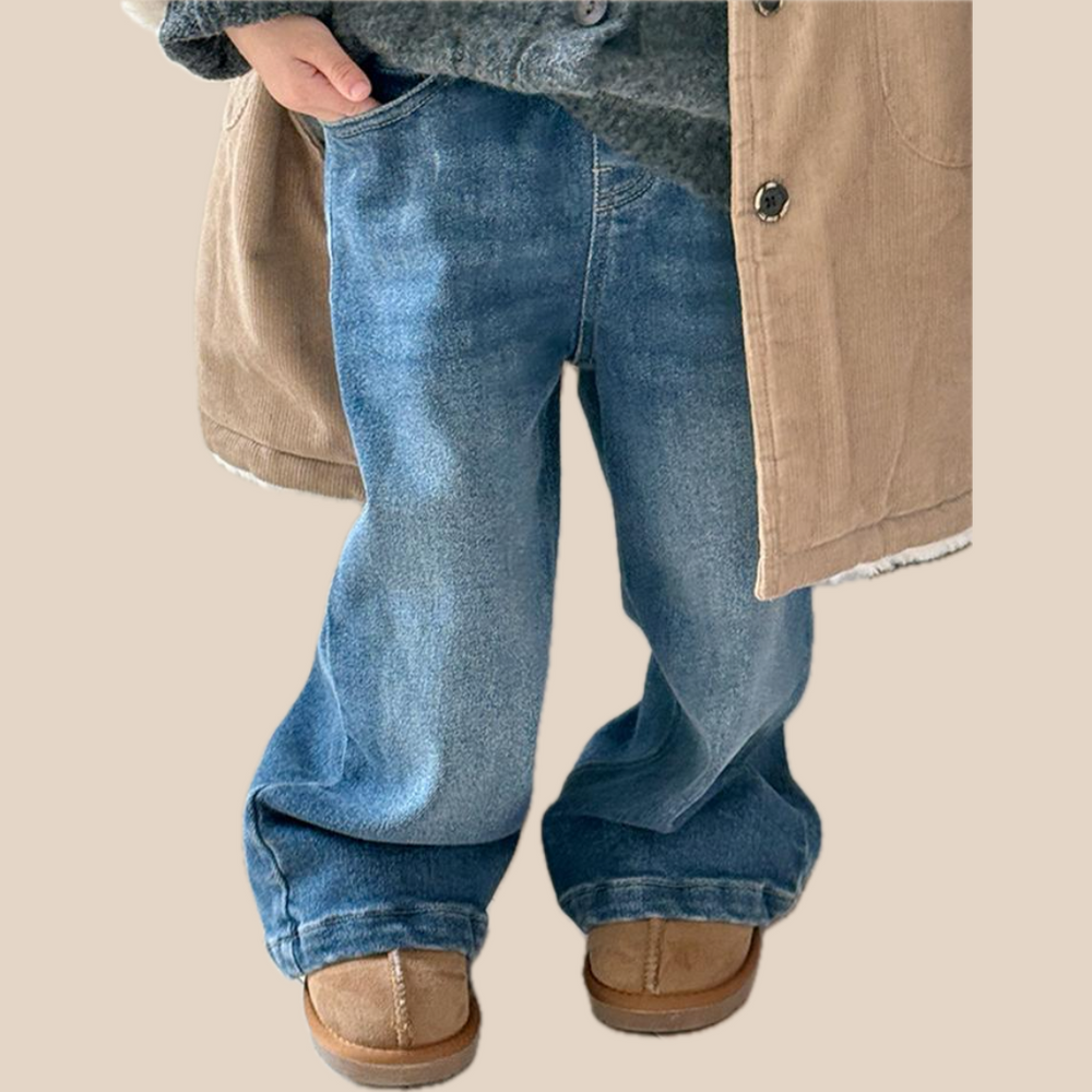 Flair Jeans Spijkerbroek - Urban Sprout Meisjes, Blauw, Katoen, Denim, 1-8 Jaar