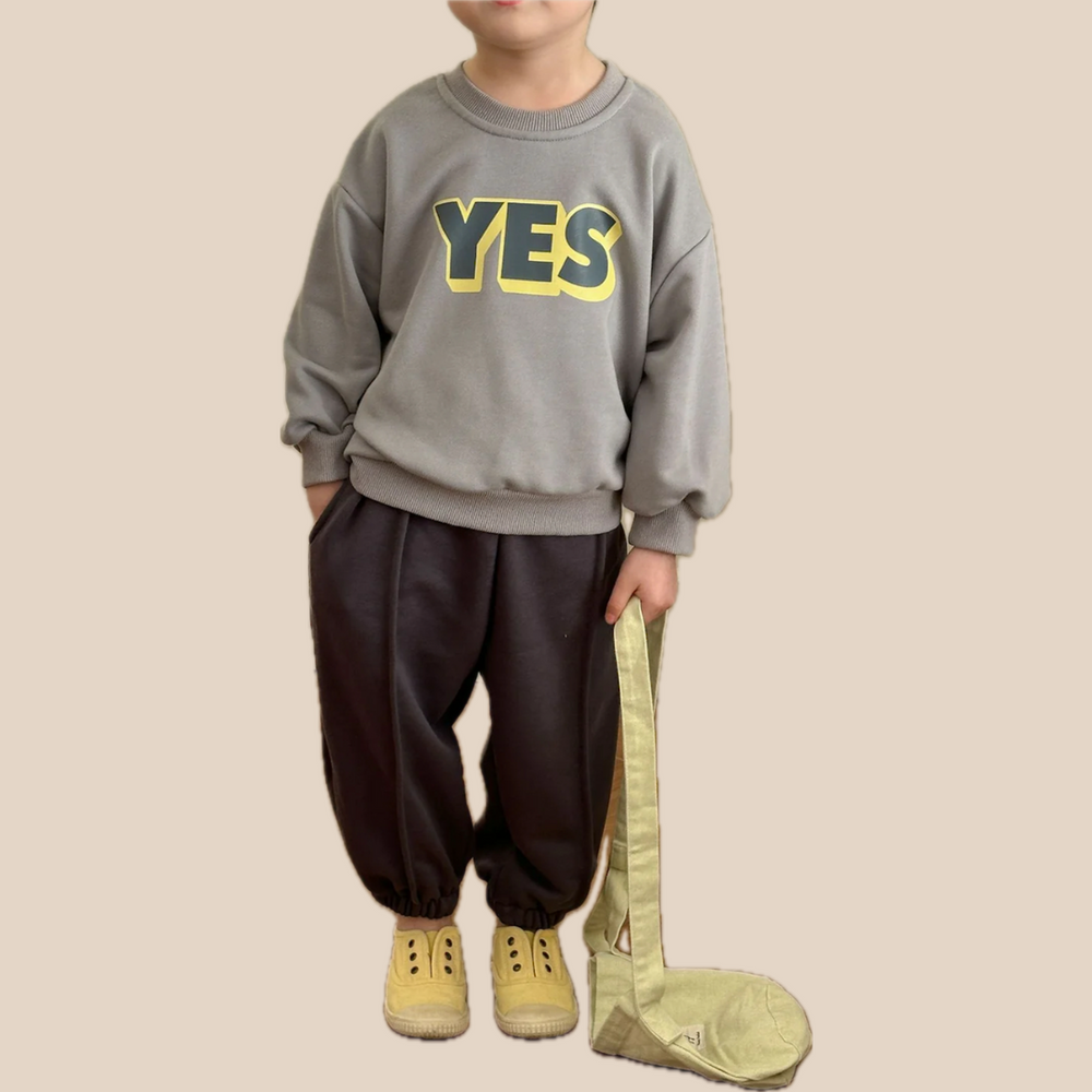 Joggingpak Kinderen Katoen – Sweater en Broek Set (0–8 Jaar)