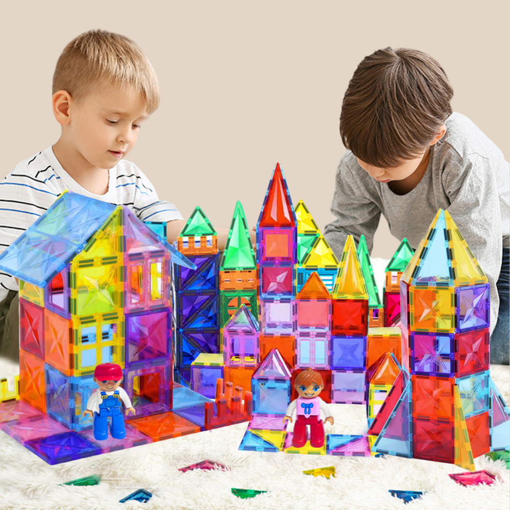 Magnetische Bouwblokken - MagnaBrix Creatix, DIY, Educatief Speelgoed, 1+ jaar