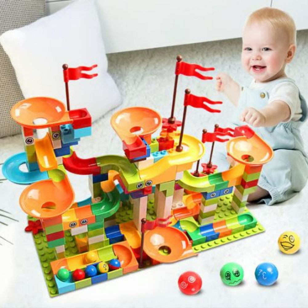 Creative Marbles Knikkerbaan Bouwset – Educatief Speelgoed voor Kinderen vanaf 3 Jaar