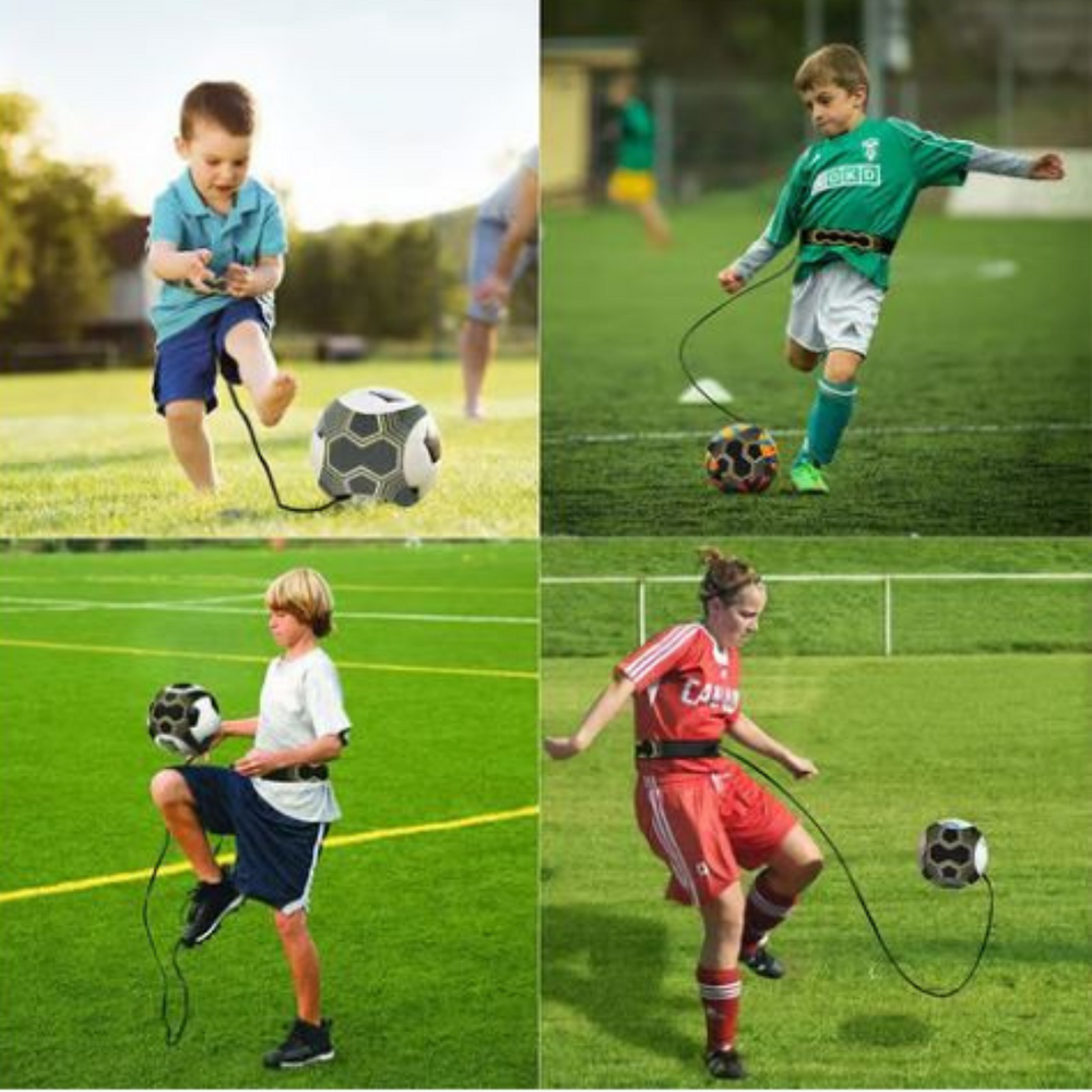 FlexiKick Solo Trainingsriem – Verbeter je Voetbalvaardigheden Solo | Duurzaam & Veelzijdig