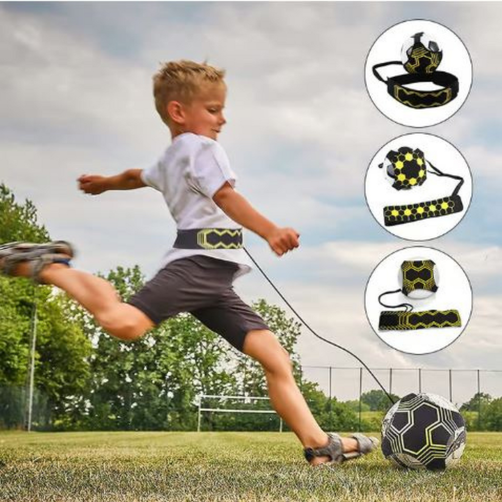 FlexiKick Solo Trainingsriem – Verbeter je Voetbalvaardigheden Solo | Duurzaam & Veelzijdig