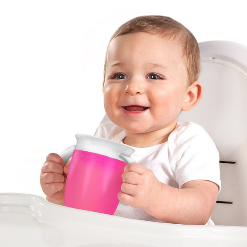 Lekvrije Baby Drinkbeker 360° | Zelfstandig Drinken Zonder Geknoei | Veilig & BPA-vrij