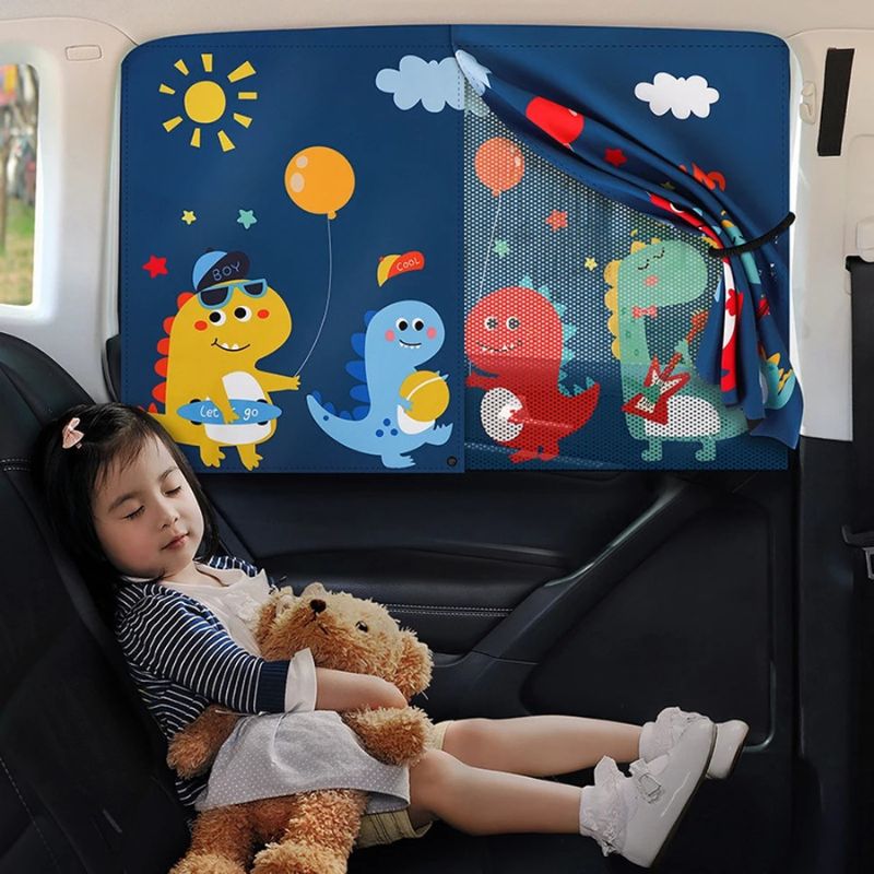 Baby Auto Zonnescherm UV Bescherming – Magnetisch & Universeel Voor Alle Auto’s – Veilig & Koel Reizen Met Kinderen