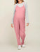 Zwangerschapsjumpsuit met grote zakken – loose fit, rekbare katoenmix | positiekleding