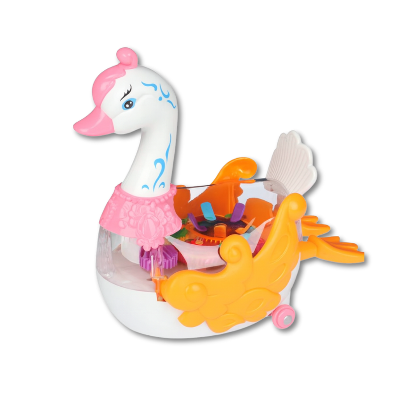 LumaSwan Dansende Zwaan – Licht & Muziek Speelgoed voor Kleuters 2-5 Jaar