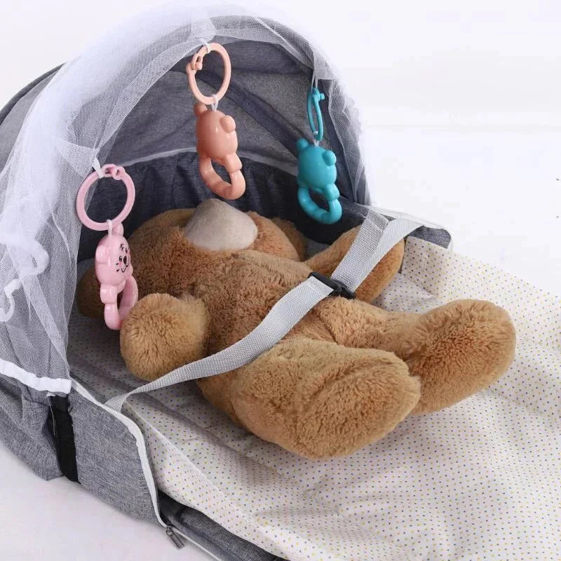 Opvouwbaar Baby Reisbed – Met Muskietennet & Zonnescherm (0–18 maanden)