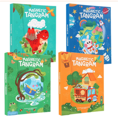 LogicCraft – Educatieve Houten Tangram Puzzel voor Kinderen