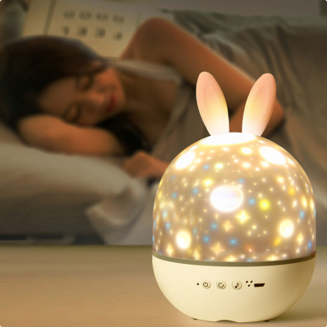 SkyProjector Sterren Nachtlamp – Rustgevende Projector voor Kinderen met Muziek & Afstandsbediening