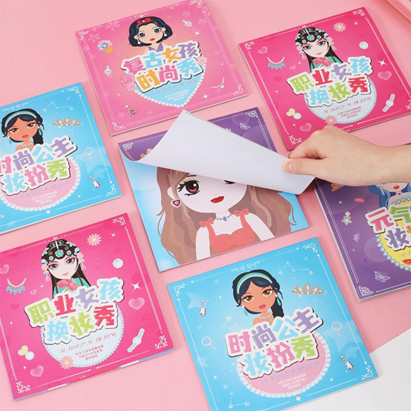 Prinsessen Dress-Up Stickers voor Kinderen – Creatieve Outfits & DIY Kledingstickers