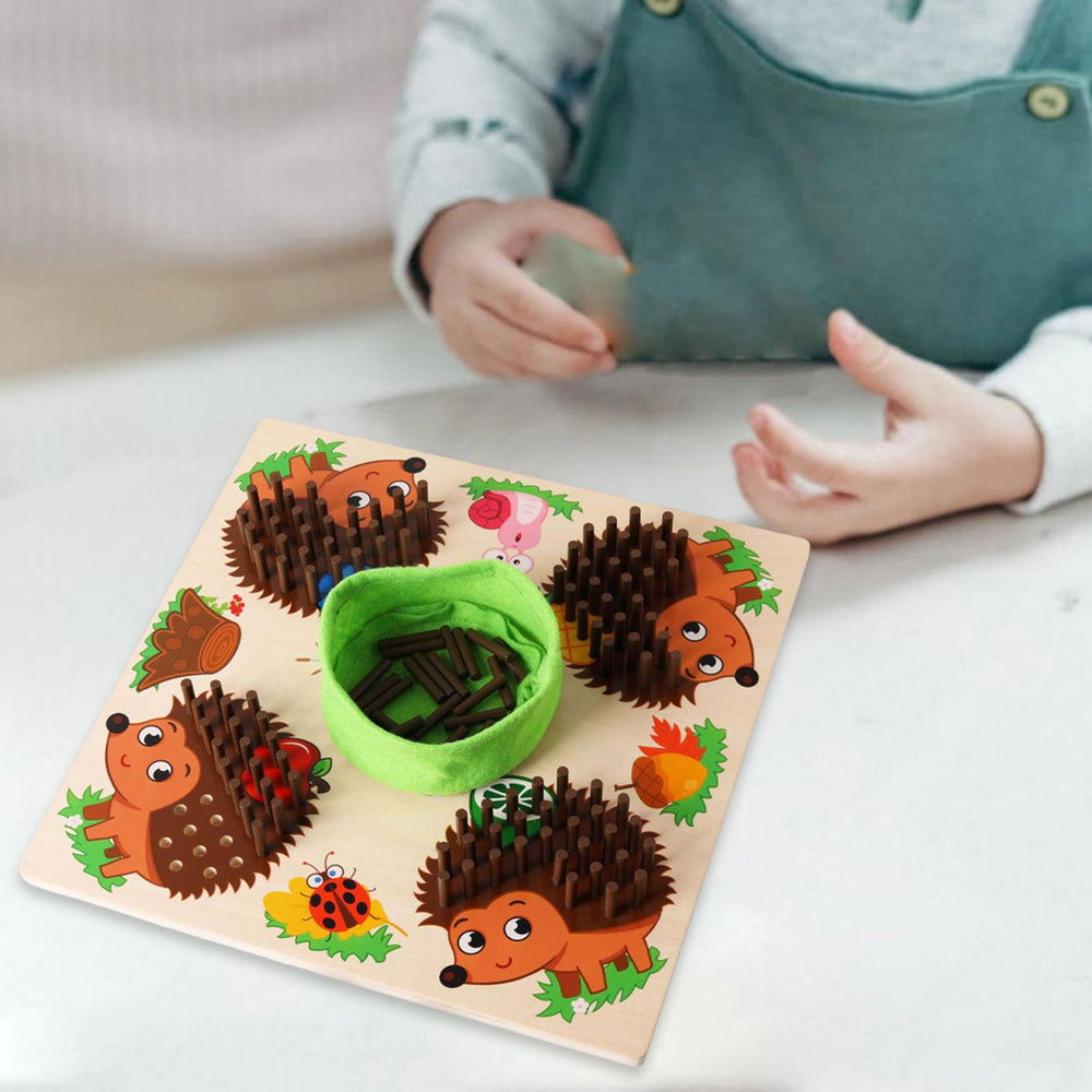 Montessori Rekenspel Egeltjes – Houten Telspel