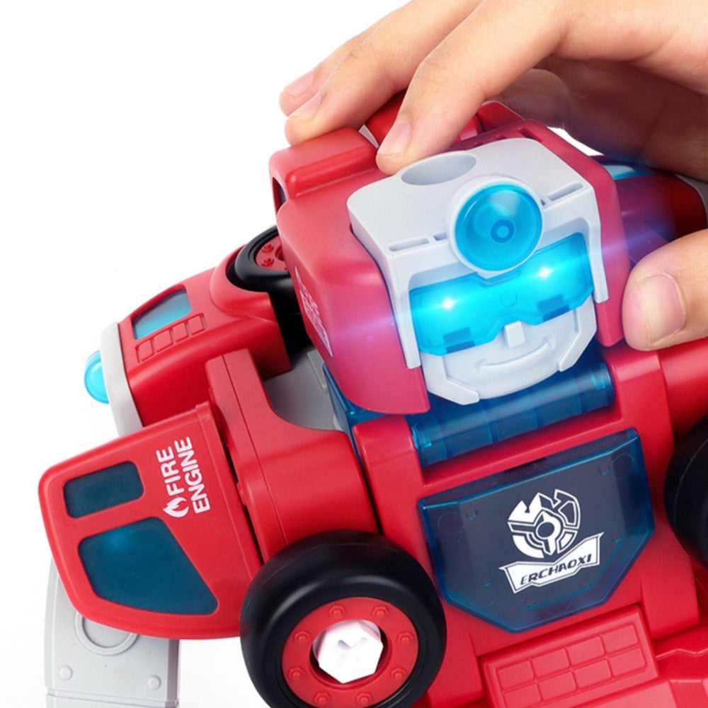 RoboRescue Transform Squad – Bouwbare Robot & Reddingsvoertuigen Speelset | STEM & Creatief Spel voor Kinderen 4+