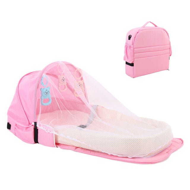 Opvouwbaar Baby Reisbed – Met Muskietennet & Zonnescherm (0–18 maanden)