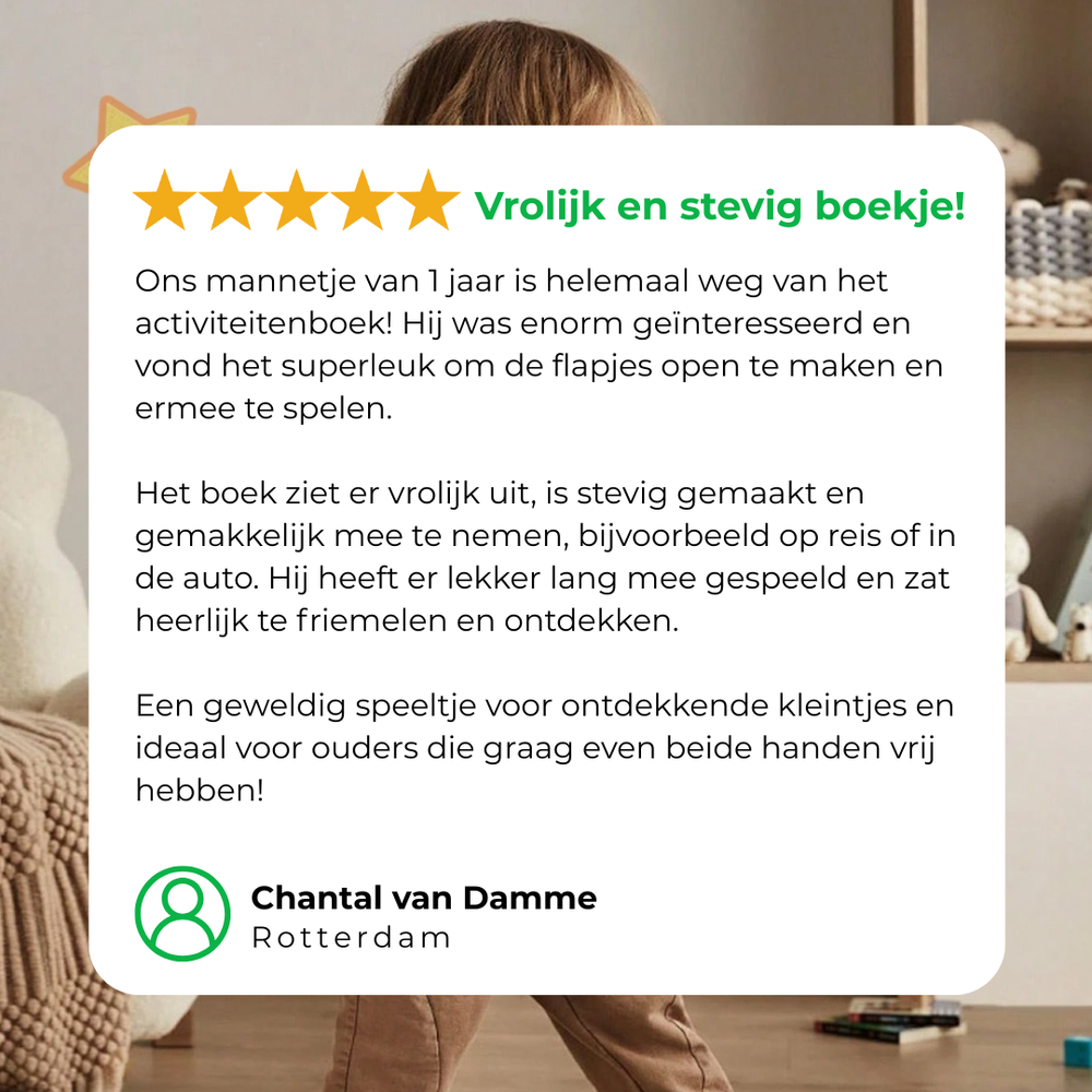 Educatief Activiteitenboek Peuters – Montessori Busy Book 1-4 Jaar