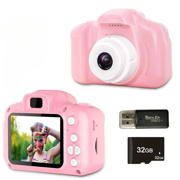 Kindercamera met Foto & Video – HD Camera voor Kinderen (3+)