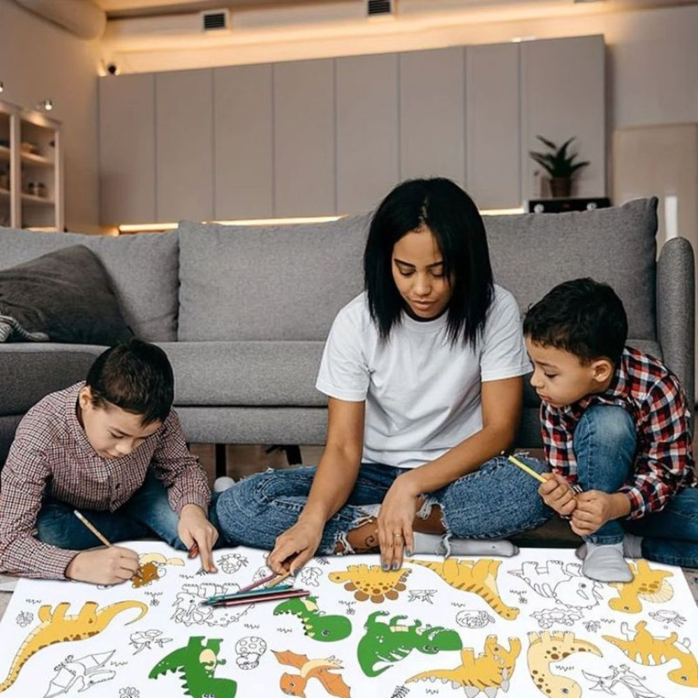 Tekenrol voor Kinderen – 3 Meter Tekenpapier voor Muur & Tafel