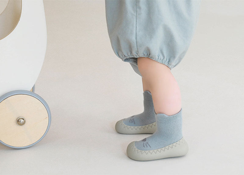 Babyslofjes Eerste Stapjes met Antislip – Zachte Baby Schoentjes 0-3 Jaar