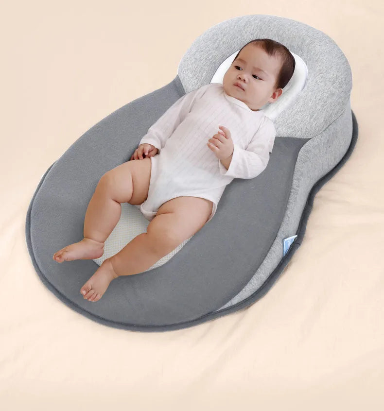 Ergonomisch Baby Slaapkussen – Ademend & Comfortabel (0–6 Maanden)